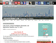 Tablet Screenshot of chicagofiremap.com